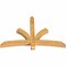 Ekena Millwork Davenport Rough Sawn Timber Gable Bracket, Western Red Cedar, 60"W x 40"H x 4"D x 4"F, 16/12 Pitch GBW060X40X0404DAV00RWR - alternate 5